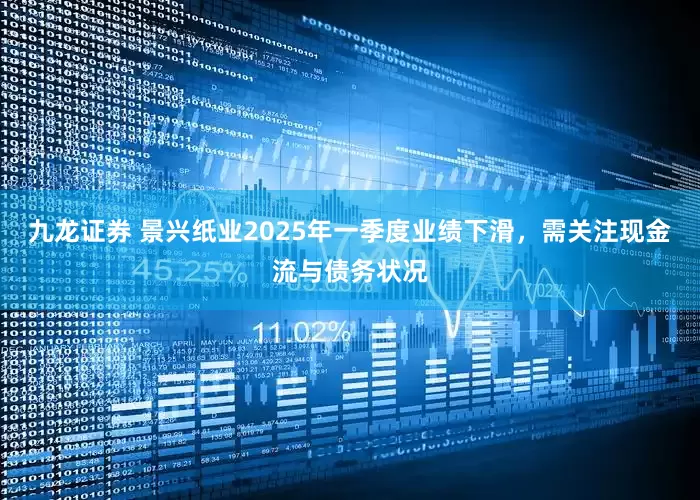 九龙证券 景兴纸业2025年一季度业绩下滑，需关注现金流与债务状况