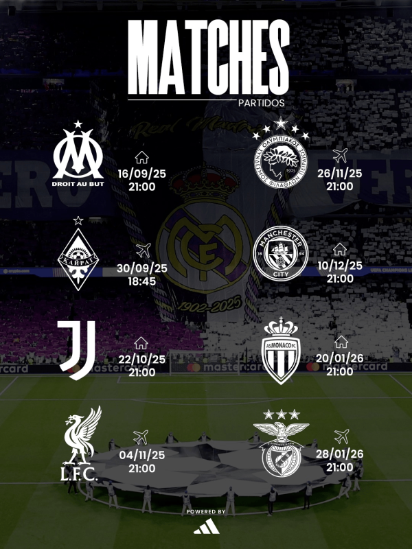 牛牛配 皇马欧冠大名单: 姆巴佩、维尼领衔, 贝林、卡马文加入选